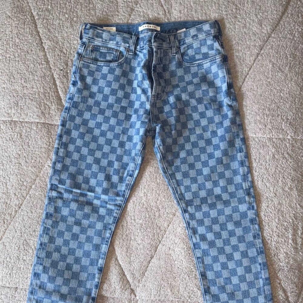 PacSun Checkered Jeans Men’s 30x32 – NWT